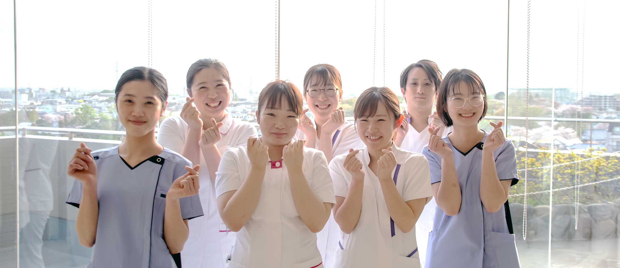 久我山病院では様々な部門で
            看護師が活躍しています。